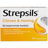 Strepsils Keelverzorging Citroen & Honing - 24 tabletten