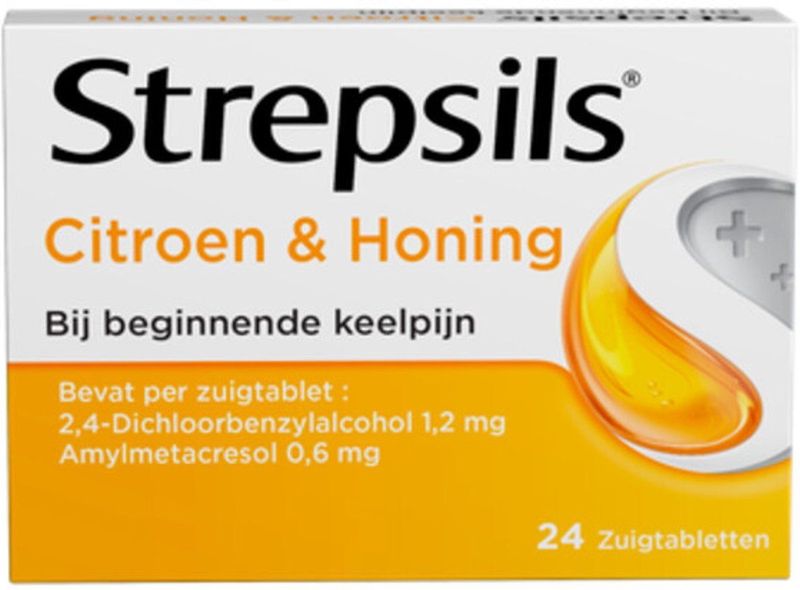 Strepsils Keelverzorging Citroen & Honing - 24 tabletten