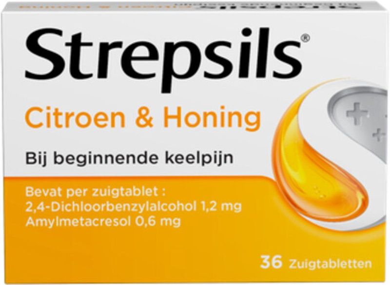 Strepsils Keelverzorging Citroen & Honing - 36 tabletten