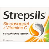 Strepsils Zuigtabletten Sinaasappel & Vitamine C 36 tabletten