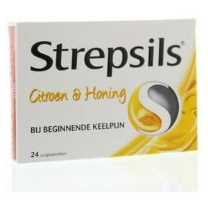 Strepsils Citroen & honing 24zt