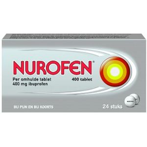 Nurofen Ibuprofen omhulde tabletten 400mg 24tb