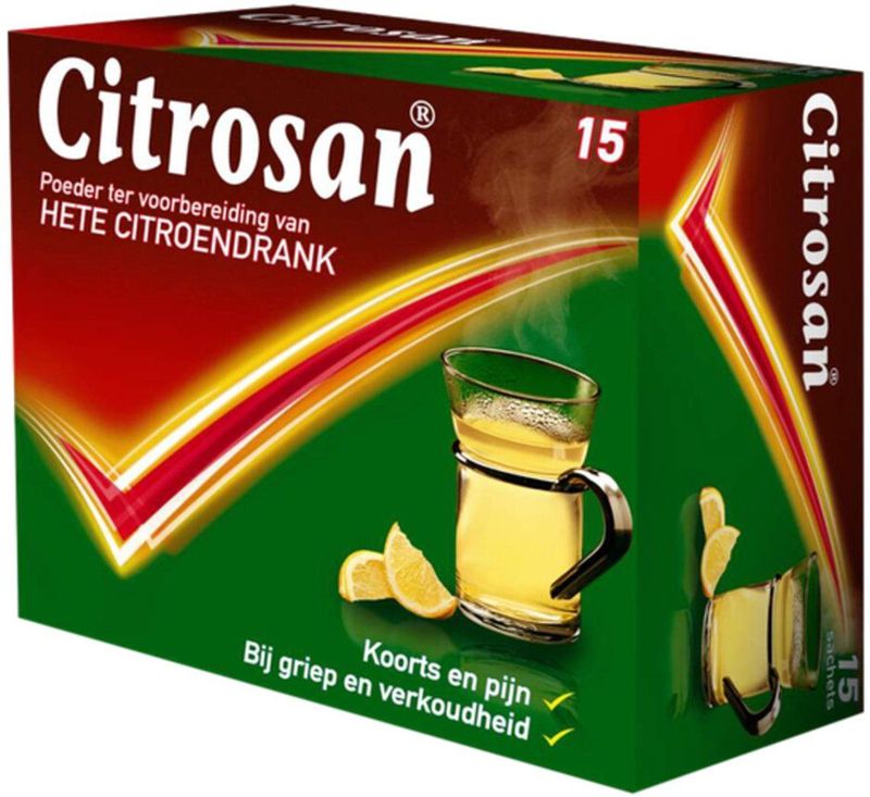 Citrosan - Warme Citroendrank - Pijnverlichting - Met Vitamine C