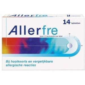 Allerfre 10 mg - 14 tabletten