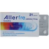 Allerfre Allergietabletten Loratadine 10 mg - 1 x 21 tabletten