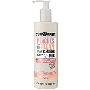 Soap and Glory Peaches and Clean 4-in-1 Wash-Off Deep Cleansing Milk 350ml
