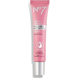 No7 Restore & Renew Face & Neck Multi Action Serum