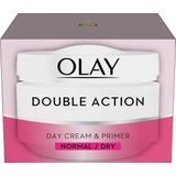 Olay - Double Action Day Cream & Primer - Gezichtscrème - 50 ml - Hydraterend