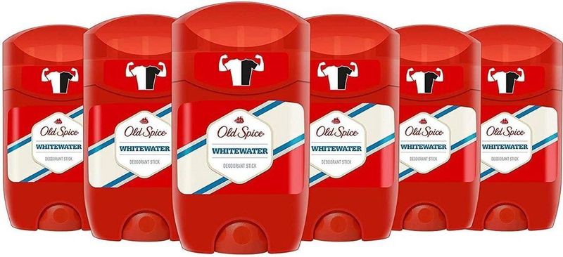 Old Spice Whitewater Stick - Voordeelverpakking 6x50ml - Deodorant