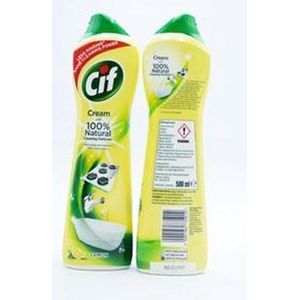 Cif vloeibaar schuurmiddel citroen (500 ml)