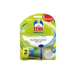 WC Eend Fresh Discs Lime Zest (1 houder + 2 navullingen)