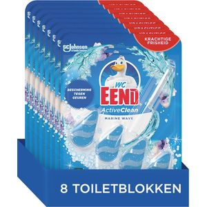 WC Eend - Toiletblok - Active Clean - Marine Wave - 8 x 38,6 gr