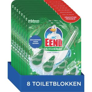 WC Eend - Toiletblok - Active Clean - Pine Forest - 8 x 38,6 gr