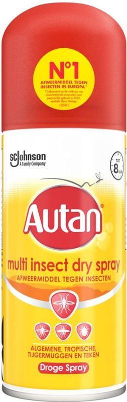 12x Autan Insectenspray Multi Dry Spray 100 ml