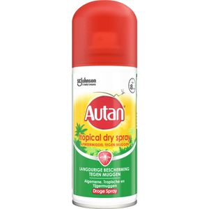 12x Autan Insectenspray Tropical Dry Spray 100 ml