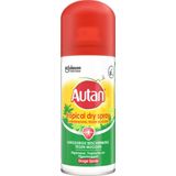 Autan - Tropical Dry Spray - 25% Deet - Travel Size - 100 ML