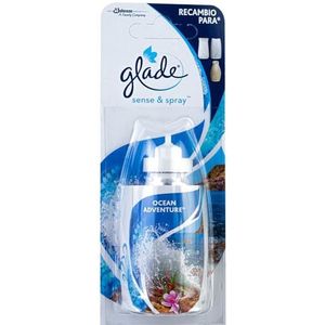 Glade (Brise) Sense & Spray navulling, automatische geurspray met bewegingssensor, luchtverfrisser, Ocean Adventure, per stuk verpakt (1 x 18 ml)