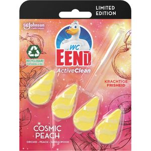 8x WC Eend Toiletblok Active Cosmic Peach 38 gr