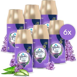 Glade Automatic Spray - Tranquil Lavender & Aloe navullingen - Luchtverfrissers - 6 x 269ml