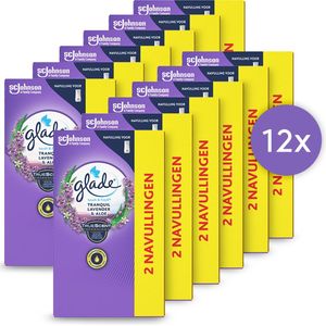 Glade Touch & Fresh Tranquil Lavender & Aloe - Luchtverfrissers - duo navullingen - 2 x 10 ML