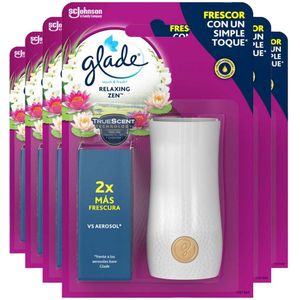 6x Glade Touch & Fresh Relaxing Zen 10 ml