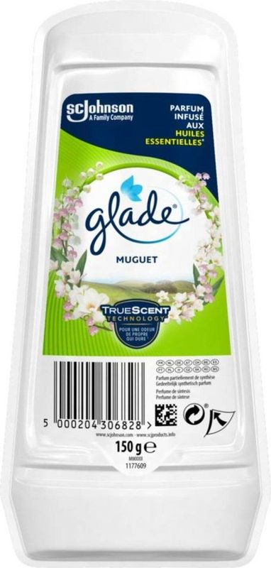 Glade - Luchtverfrisser Gel - Muguet - Discrete Houder - Langdurige Geur