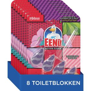WC Eend - Toiletblok - Active Clean - Tropical Adventure - Limited Edition - 8 x 38.6gr