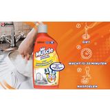 6x Mr. Muscle Keuken Gel Ontstopper 500 ml