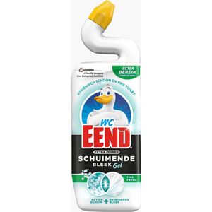 12x WC Eend Extra Power Schuimend Bleek Pine Fresh 750 ml