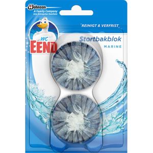 12x WC Eend Stortbakblok Blauw 2x 50 gr