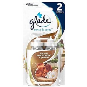 Glade Sense & Spray Twin Refill Sandelhout & Jasmijn luchtverfrisser 2x18ml