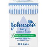 Johnson's - Wattenstaafjes - 100 Stuks - 100% Katoen