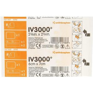 Opsite - IV3000 - Infuusfolie - 6 x 7 cm - REACTIC-filmtechnologie