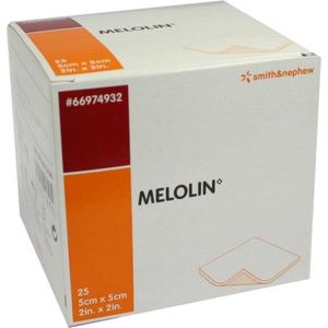 Melolin - Absorberend Niet-verklevend Kompres - 5 x 5 cm - 10 Stuks
