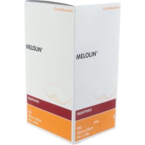 Melolin wondkompres 10x10cm 100 stuks