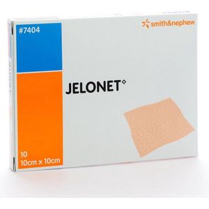 Jelonet Zalfkompres - Steriel - 10cm x 10cm -10 stuks