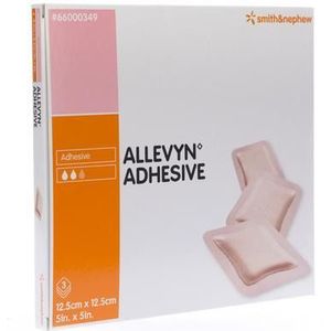 Allevyn - AG Adhesive Schuimverband - 12,5 x 12,5 cm - 10 Stuks