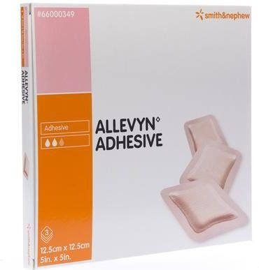 Allevyn - AG Adhesive Schuimverband - 12,5 x 12,5 cm - 10 Stuks