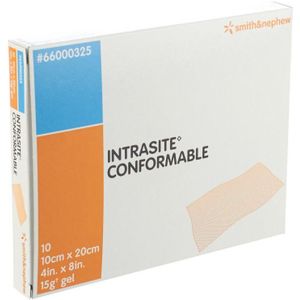 Smith Nephew - Intrasite Conformable - Gaaskompres - 10x20cm - Non-woven