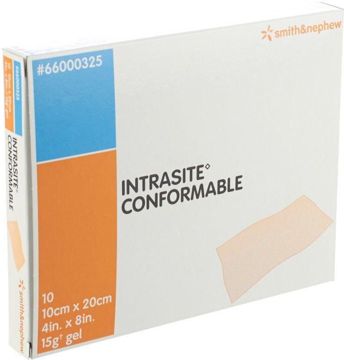 Smith Nephew - Intrasite Conformable - Gaaskompres - 10x20cm - Non-woven
