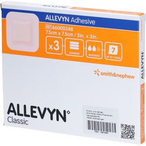 Allevyn - Adhesive - Polyurethaanverband - Sterk Absorberend - 3-Lagige Structuur