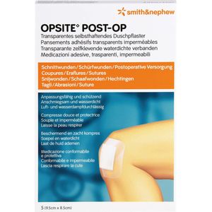Smith & Nephew - OPSITE Post-OP - Pleister - Transparant - Waterdicht