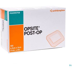 OPSITE - Post-OP Eilandpleister - 6,5 x 5 cm - 100 Stuks