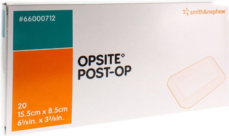 Smith & Nephew - OPSITE Post-OP Eilandpleister - 15,5 x 8,5 cm - 20 Stuks