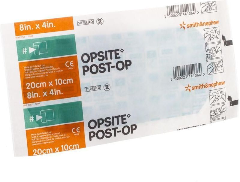 Opsite Post-Op - Wondverband - Transparant - Steriel - Niet-klevend