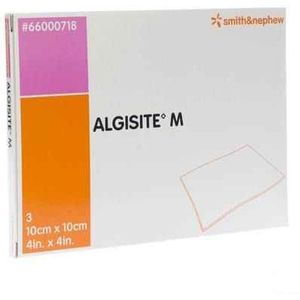 Algisite Verband Algin.Ca 10X10Cm 3 66000718  -  Smith Nephew