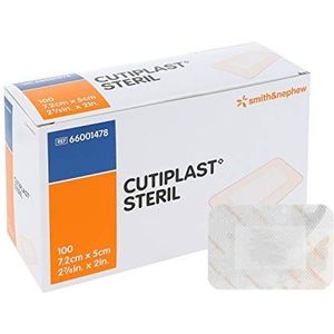 Cutiplast steriel wondverband 7,2 x 5cm 100 stuks