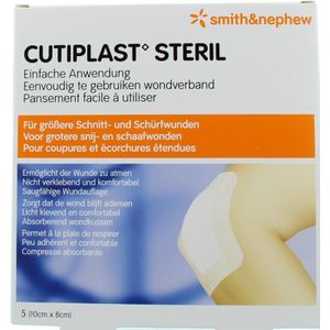 Cutiplast - Steriel Wondverband - Elastisch - Hypoallergeen - Comfortabel