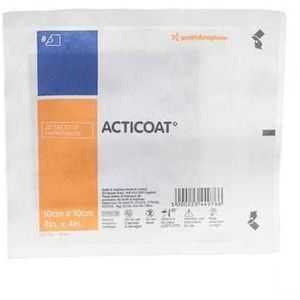 Gaaskompres - Antimicrobieel - Zilver - 3 Lagen - Voor Vochtige Wondheling