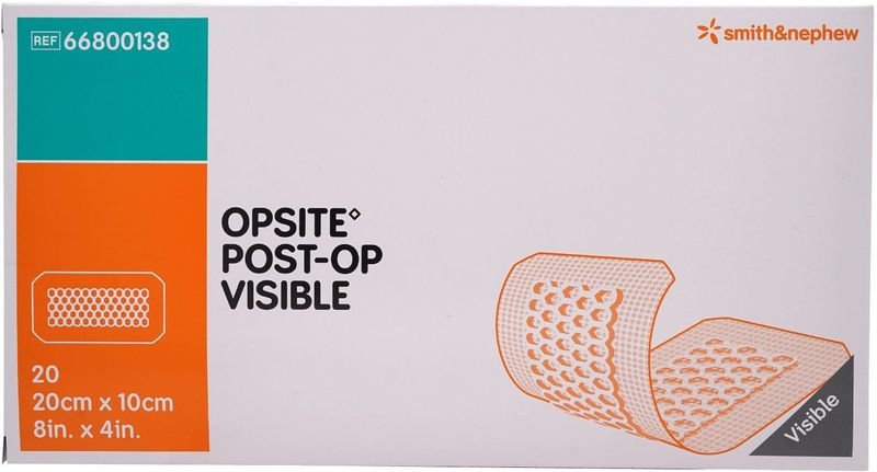Smith & Nephew - OPSITE Post-OP Visible - Eilandpleister - 20 x 10 cm - 20 Stuks